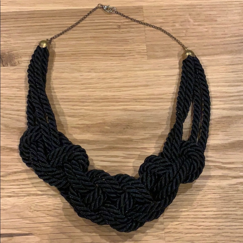 Black Rope Necklace